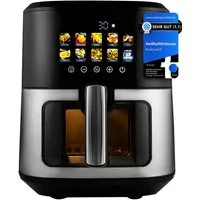 ProfiCook Heißluftfritteuse PC-FR 1286 H, Heißluftfritteuse 6,5L, ohne Öl oder Fett