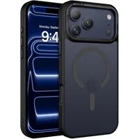CoolGadget Handyhülle Magnet Hülle für iPhone 17 Pro Max Schutzhülle mit Metall Kamerarahmen 6,9 Zoll, magnetisches Schutzcase Matt Stoßfest kompatibel mit Magsafe Zubehör