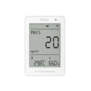 Sonoff SAWF-07P Air Quality Monitor WiFi PM2.5 PM10 Humidity Temperature Smart Home Compatible Voice Control Matter Inte