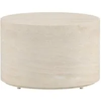 ebuy24 Gartentisch Lissabon Gartentisch Couchtisch Ø60cm beige.