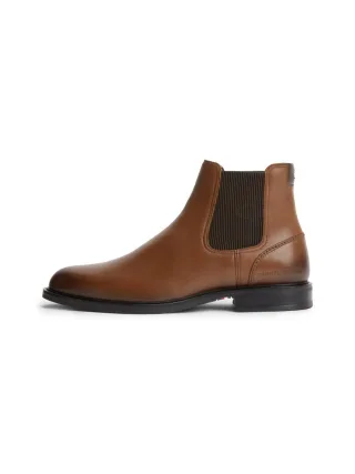 Tommy Hilfiger - Leder Chelsea Boots braun - Gr. - 41