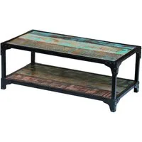 vidaXL Couchtisch Couchtisch Altholz Massiv (1-St)