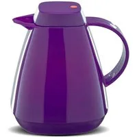 ROTPUNKT Isolierkanne 1,0 Liter 650 Glaseinsatz I hochwertig I Thermokanne I 24 Std heiß, (Kaffeekanne I Teekanne), robust und auslaufsicher