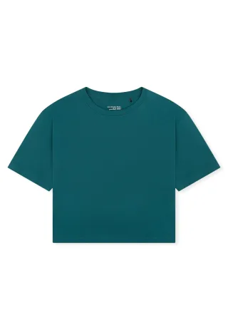 SCHIESSER - T-Shirt Rundhals grün - Gr. - 40
