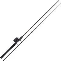 Balzer Baitcasterrute, (2-tlg), Balzer MK Adventure Zander/Hecht 2.10m 30-65g Baitcast-Kombo