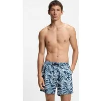 HUGO Badeshorts CALALA mit tropischen Muster