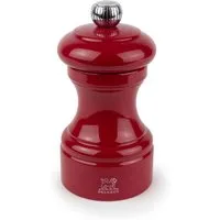 PEUGEOT Salzmühle BISTRO 10cm Passionsrot Buchenholz Lackiert Stahlmah Manuell Manuell