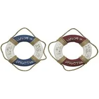 Kaemingk Dekoobjekt Deko Schwimmring Rettungsring Foam maritim rot/blau Sückpreis