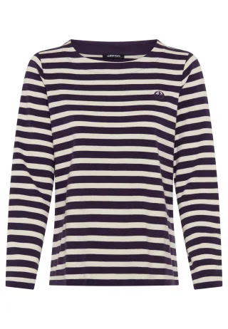 Olsen - T-Shirt Long Sleeves plum - Gr. - 38