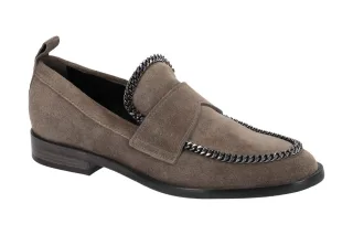 Kennel & Schmenger Slipper DINA - 27210 Grau Piombo Gun Echtleder Halbschuhe