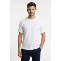 HUGO T-Shirt,Austin T-Shirt Waffelstruktur und Logo-Stickerei