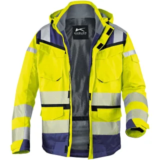 KÜBLER REFLECTIQ Wetterjacke SYMPATEX® PSA 2 warngelb/dunkelblau M - 1307 8332-3448-M