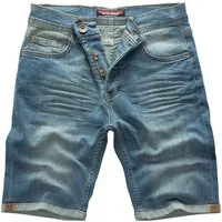 Rock Creek Jeansshorts Herren Shorts Denim Blau RC-2211
