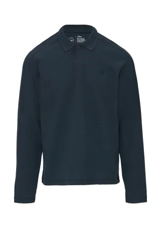 s.Oliver Red Label - Poloshirt aus Baumwolle mit Waffelstruktur blau - Gr. - XL