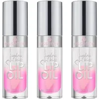Essence Lipgloss HYDRA KISS LIP OIL, 3-tlg., mit hochglänzendem Finish