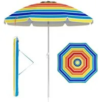 COSTWAY Sonnenschirm, LxB: 198,00x198,00 cm, UV50+, mit Tragetasche