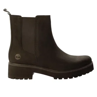 Timberland - "Cool" Stiefeletten für Damen, Leder, Blockabsatz (Schwarz)