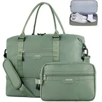 TANTOMI Reisetasche Erweiterbares Reisetasche mit Schuhfach & Kulturbeutel (46x23x32 Handgepäck), Nassfach, Wasserdicht Travel Bag Fitnesstasche Trainingstasche
