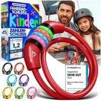 Nextcover Zahlenkabelschloss NEXTCOVER® Fahrradschloss Kinder mit 4-stelligem Zahlencode