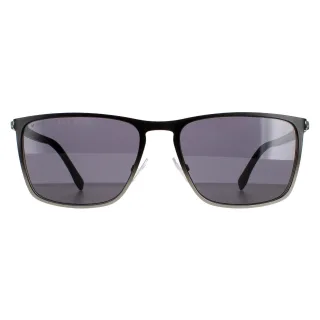 Hugo Boss Rectangle Mens Black Ruthenium/Dark Grey 1004/S Sonnenbrillen
