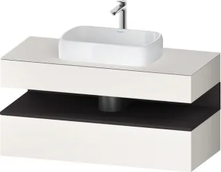 Duravit Qatego Konsolenwaschtischunterbau wandhängend Weiß Supermatt 1200x550x600 mm - QA47320808400 QA4732080840010
