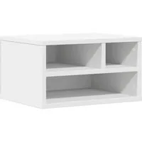 vidaXL Druckertisch Druckerständer Weiß 40x32x22,5 cm Holzwerkstoff