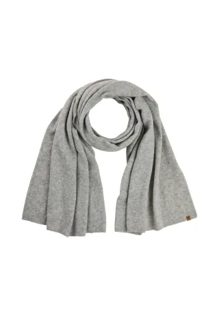camel active - Strickschal aus Wollmix grey melange - Gr. - OS