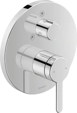 Duravit C.1 Einhebel-Brausemischer Unterputz Chrom Hochglanz 170x77x170 mm - C14210012010 C14210012010