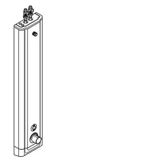 KWC Aquarotter Duschpaneel, F5, elek., Edelstahl, Therm., f. Duschkopf, 24 VDC, 3600006389 3600006389