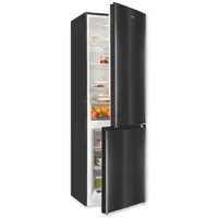 exquisit Kühl-/Gefrierkombination KGC5320-95-E-040C, 185.8 cm hoch, 60 cm breit, verstellbare Glasablagen, optischer Alarm, höhenverstellbare Füße