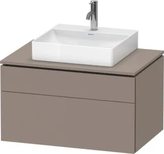 Duravit L-Cube Konsolenwaschtischunterbau wandhängend Basalt Matt 820x550x482 mm - LC4880043430000 LC4880043430000