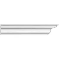 Homestar Zierleiste K 130 (90 x 90 mm), Länge 2m, zum kleben, Polystyrol, überstreichbar mit allen Wandfarben auf Acryl- oder Wasserbasis