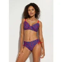 bonprix Bustier-Bikini (Set) mit Bügel, im Leo-Design, sportlicher Stil, aus Polyamid und Elasthan