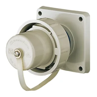 Mennekes Schuko Anbaugerätestecker , IP68, grau