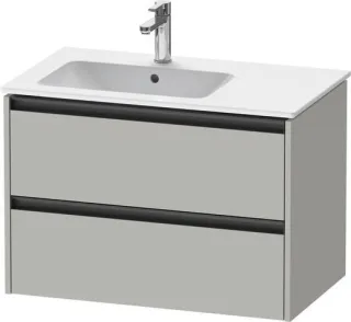 Duravit Ketho.2 Waschtischunterbau wandhängend Betongrau Matt 810x480x549 mm - K25267007070000 K25267007070000