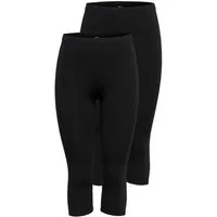 ONLY 3/4-Leggings ONLLIVE LOVE 3/4 CS LEGGINGS 2 PACK (Packung, 2-tlg)