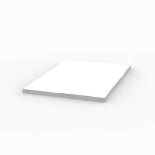 Sanipa Arbeitsplatte 2morrow AP03043, Weiss-Soft, H:16, B:352, T:520 mm AP03043