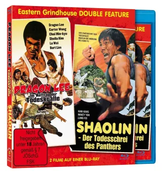 Shaolin - Der Todesschrei des Panthers/Bruce Lee - Im Auftrag der Todeskralle - Eastern Grindhouse Double Feature Vol. 1 - Limitiert auf 1000 Stück [Blu-ray]