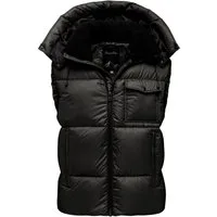 Amaci&Sons Steppweste HOBOKEN Steppweste Dicke Herren Outdoor Winter Weste Jacke mit Kapuze