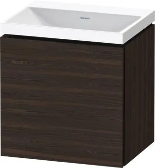 Duravit L-Cube c-shaped Set wandhängend Nussbaum gebürstet Matt 450x350x480 mm - LC6948N69690000 LC6948N69690000