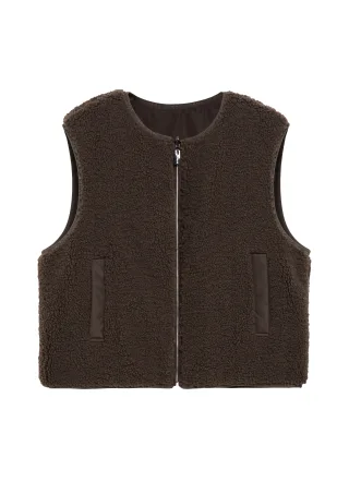 comma - Outdoor-Weste braun - Gr. - 46