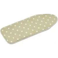 Michelino Bügelbrettbezug aus 100% Baumwolle, 131 x 47,5 cm mit Kordelzug