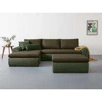 Home affaire Ecksofa Win L-Form, B: 285 cm - OTTO. Verlässliche Qualität., 2 Zierkissen, optional Bettfunktion & Bettkasten