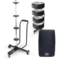 HEYNER Felgenbaum Felgenbaum Fahrbar - Bis zu 285 mm Reifenbreite, 100 kg Belastbar, Mit, 1-tlg.