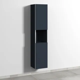 Sanipa 3way Hochschrank mit 2 Türen und 1 offenem Fach, Marine-Matt BP1151R