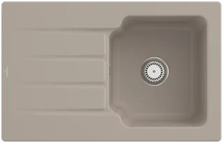 Villeroy & Boch Einbauspüle Architectura 45 860x510mm Ablgarn. aus Keramik Almond cplus, 334001AM 334001AM