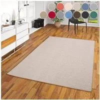 OTTO home Teppich Fortis, Schlinge, Made in Netherlands, rechteckig, Höhe: 5 mm, Uni Farben, gekettelt, auch als Läufer, strapazierfähig, Wohnzimmer