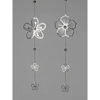 formano Dekohänger Baum oder Blüte in Edelstahl 60 cm lang (2er-Set)