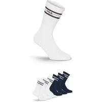 Fila Socken UNISEX LIFESTYLE PLAIN SOCKS (6-Paar) mit eingestricktem Logo