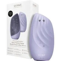 GESKE German Beauty Tech Elektrische Gesichtsreinigungsbürste SmartAppGuided™ Sonic Thermo Facial Brush & Face-Lifter 8 in 1, Packung (Gerät & USB-Ladekabel), 2-tlg., Gerät inkl. kostenloser APP (SmartAppGuided Device), Mit der GESKE App erhältst Du 